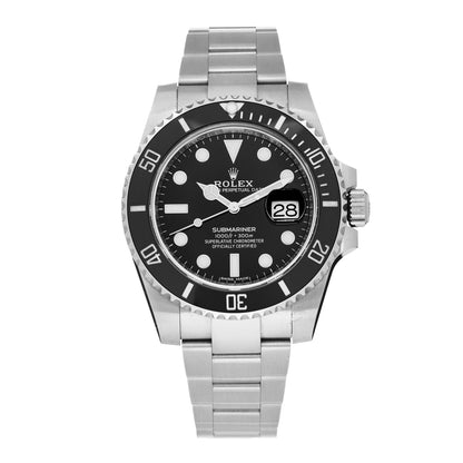 Rolex Stainless Steel 40mm Oyster Perpetual Submariner Date Watch Black 116610LN 1 of 5