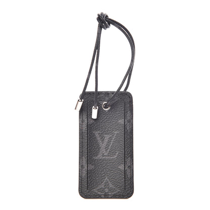 Louis Vuitton Monogram Eclipse Tokyo Name Tag 1 of 3
