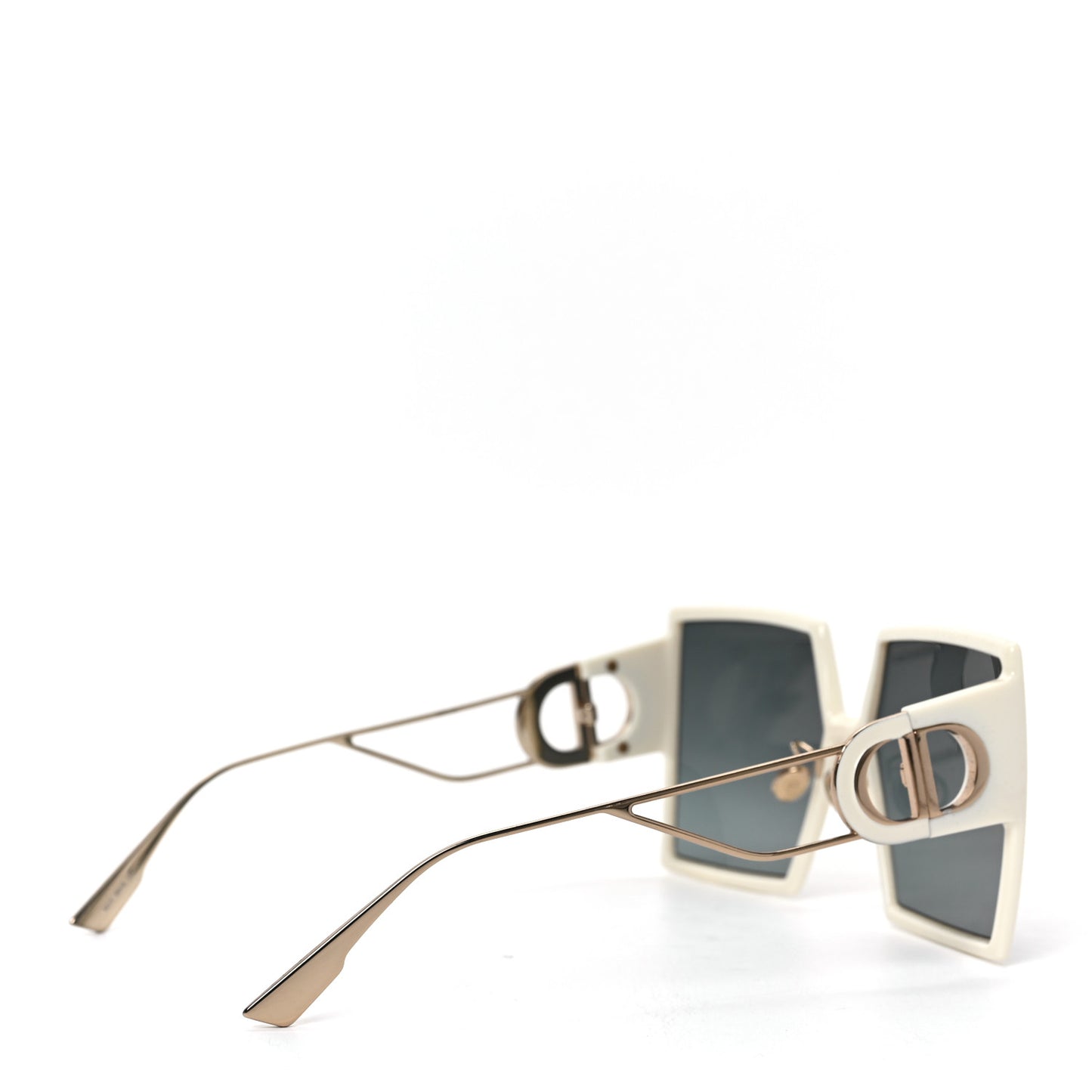 Square 30 Montaigne Sunglasses White
