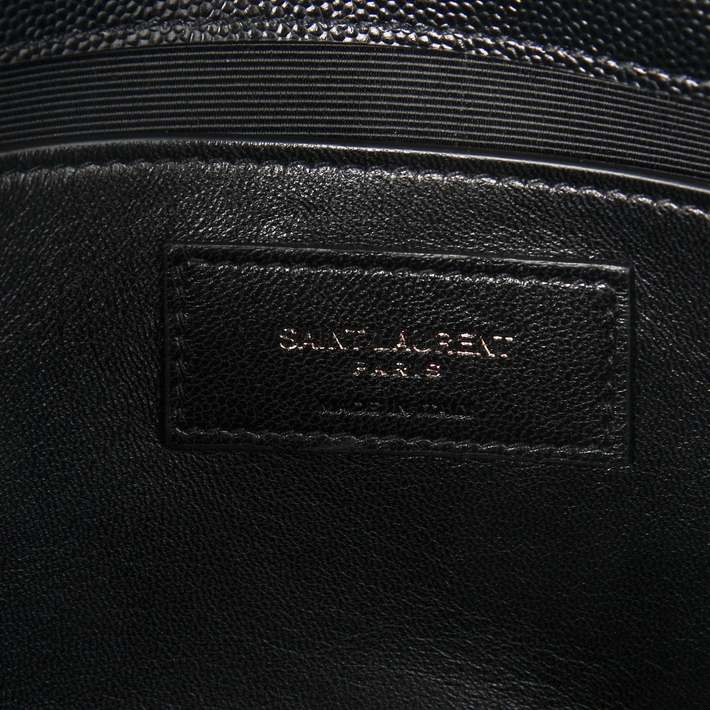 Grain De Poudre Medium Classic Monogram Kate Satchel Black