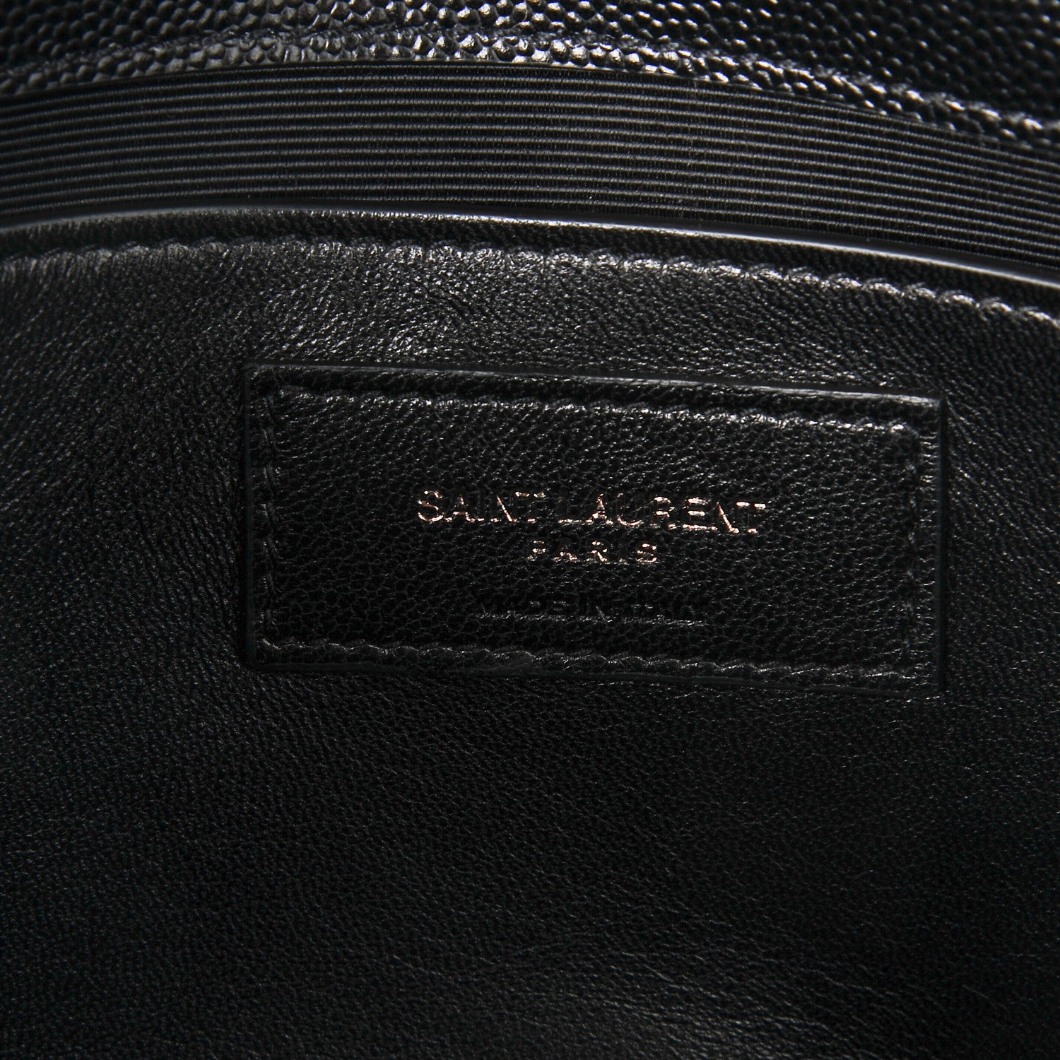 Saint Laurent Grain De Poudre Medium Classic Monogram Kate Satchel Black 6 of 6