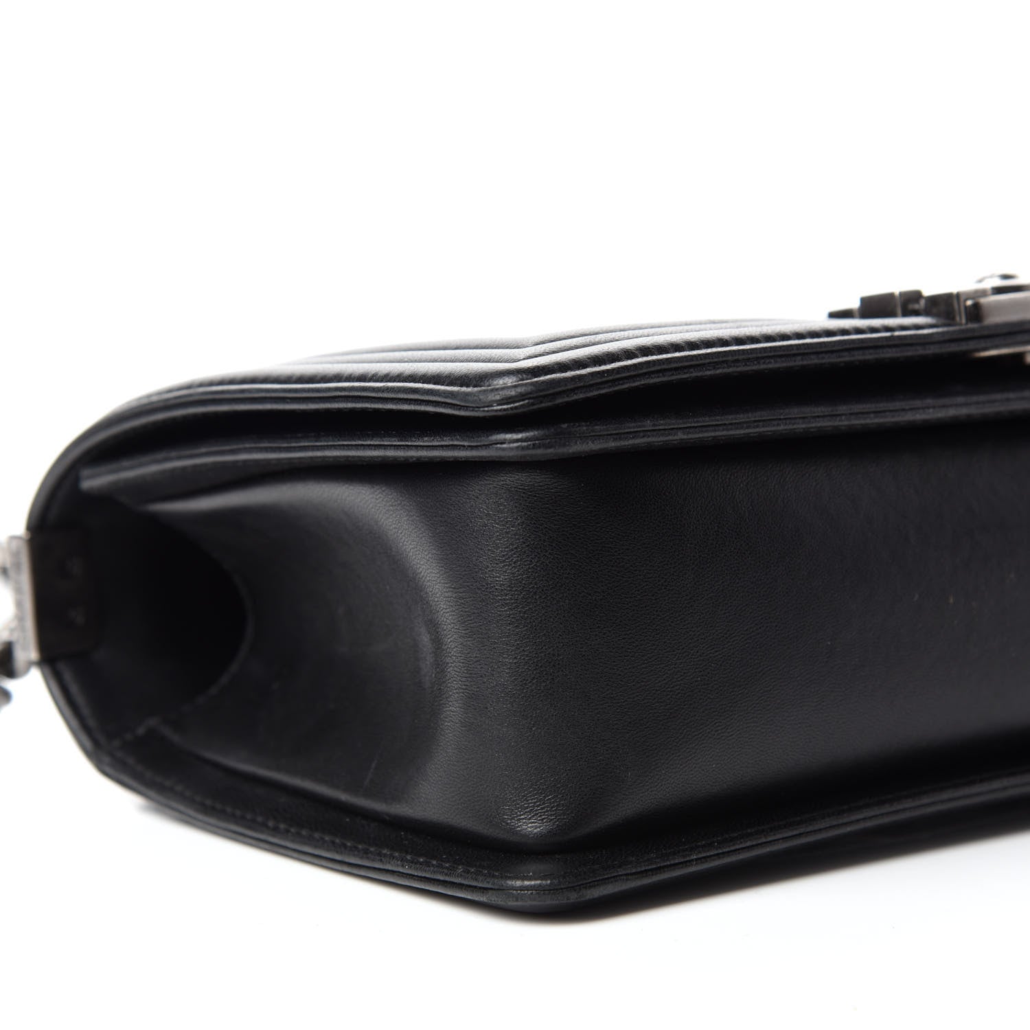 Chanel Lambskin Quilted Medium Boy Flap Black 6 of 10