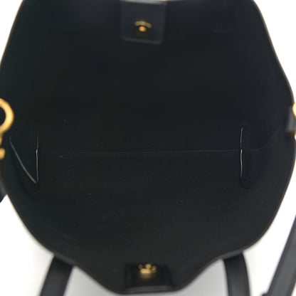 Saint Laurent Calfskin Toy Shopping Tote Black 5 of 10