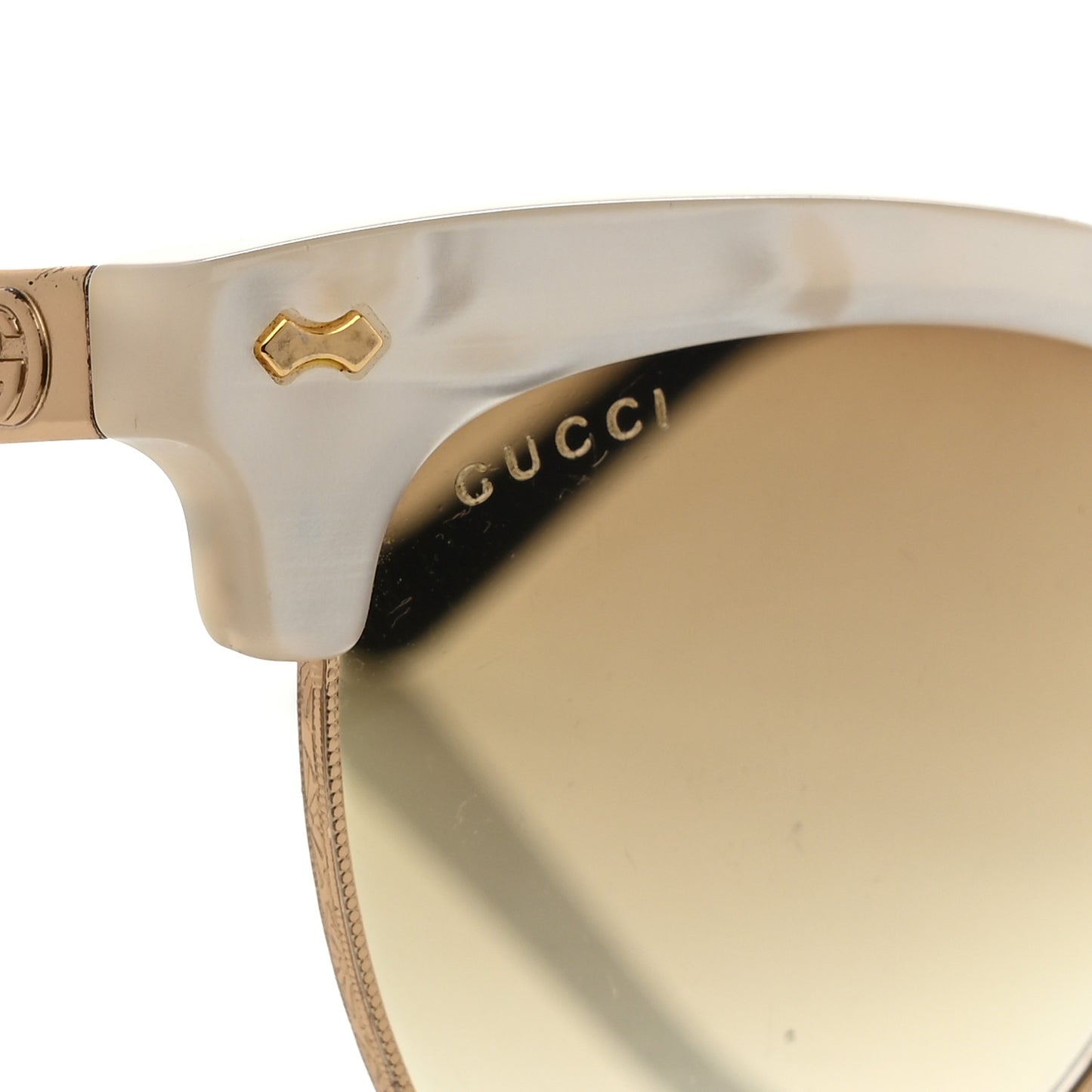 Acetate Cat Eye Sunglasses GG4283/S White