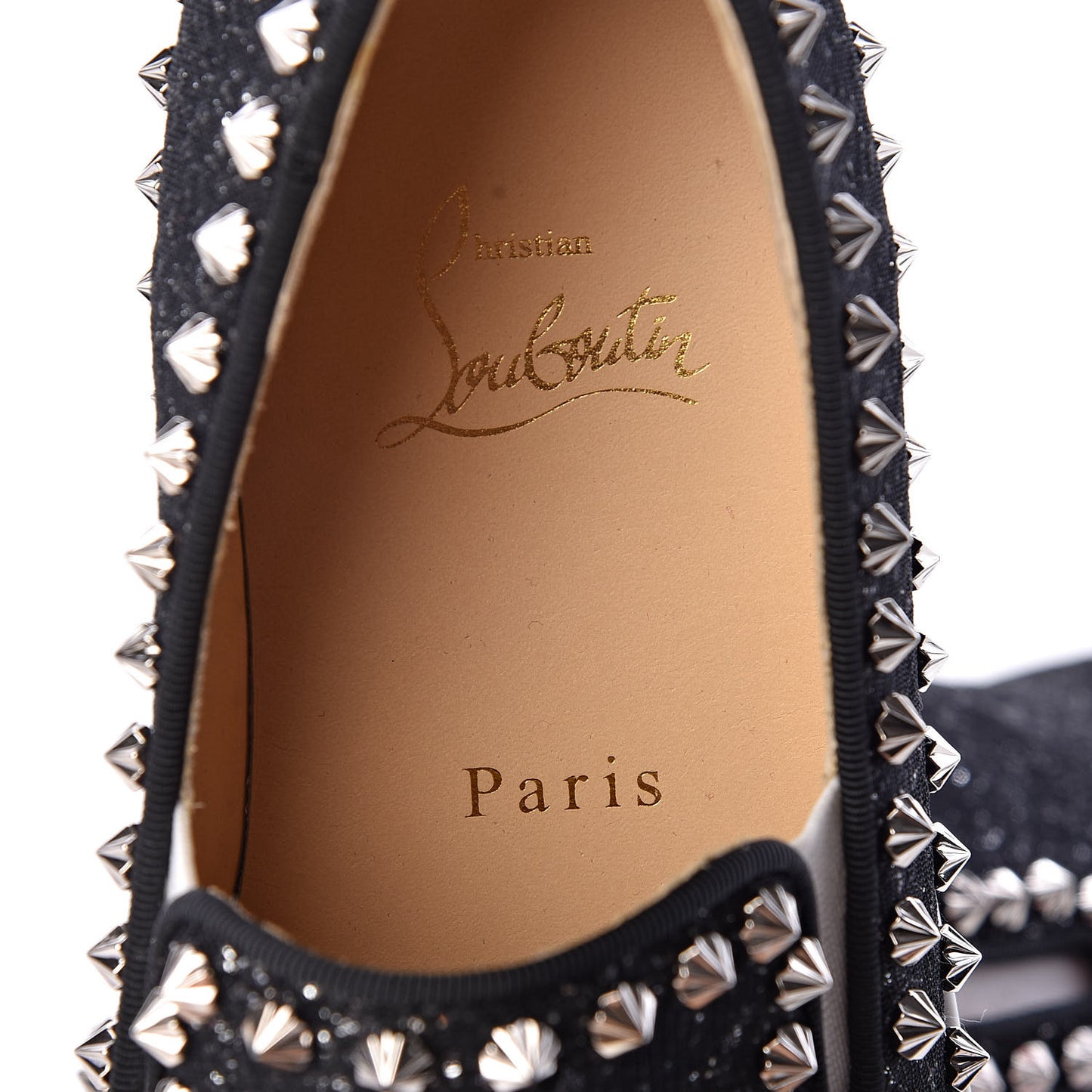 Glitter Tennis Spikes Womens Pik Boat Sneakers 37.5 Black