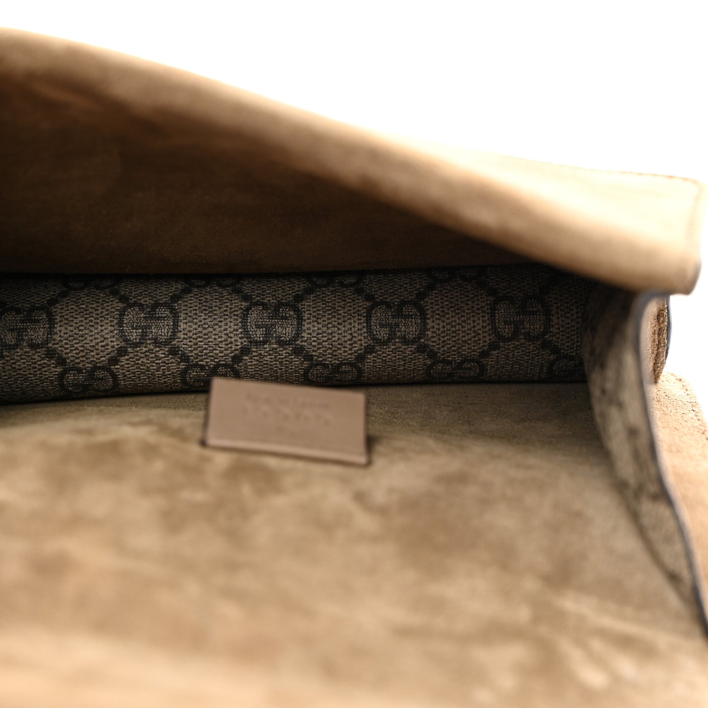 GG Supreme Monogram Mini Dionysus Shoulder Bag Taupe