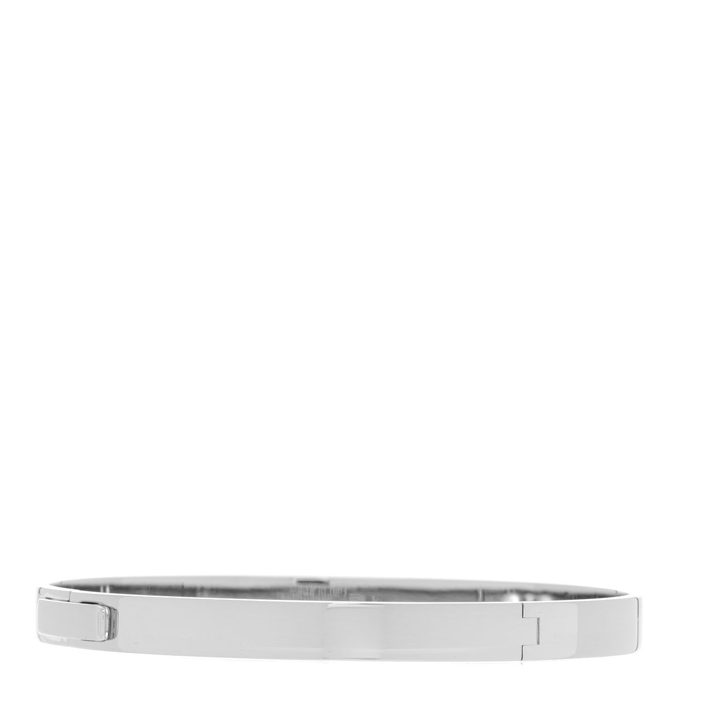 18K White Gold Diamond PM H D'Ancre Bracelet SH