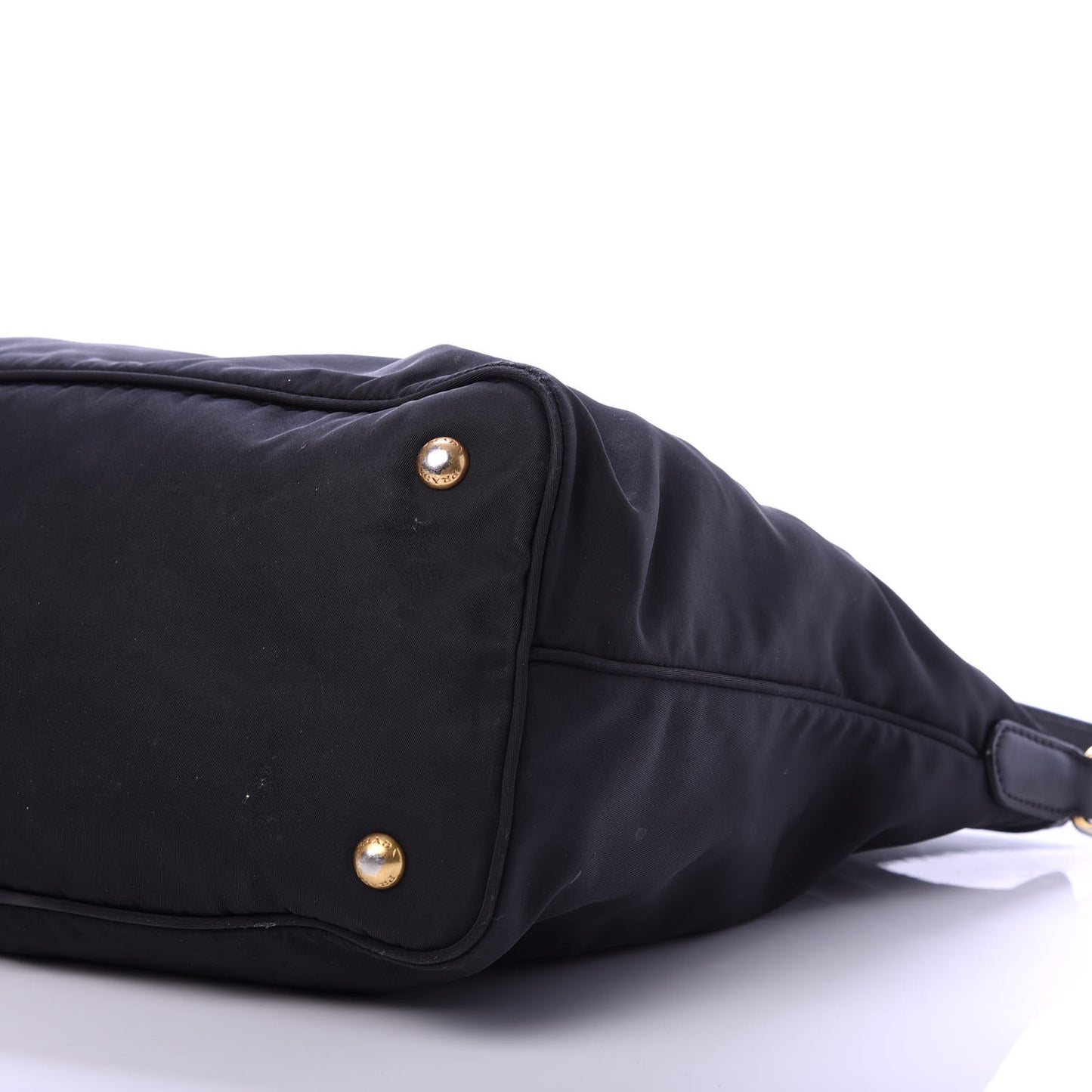 Tessuto Nylon Soft Calf Tote Black