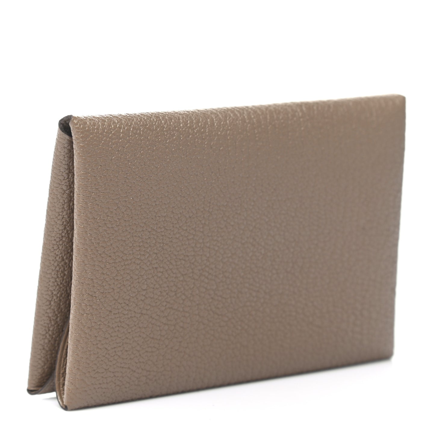 Chevre Mysore Calvi Duo Card Case Etoupe