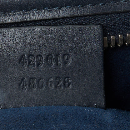 Gucci GG Supreme Monogram Blooms Small Zippered Tote Blue 7 of 10