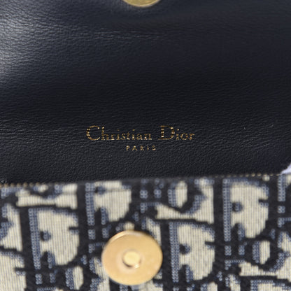 Christian Dior Oblique Saddle Belt Bag Blue 8 of 10