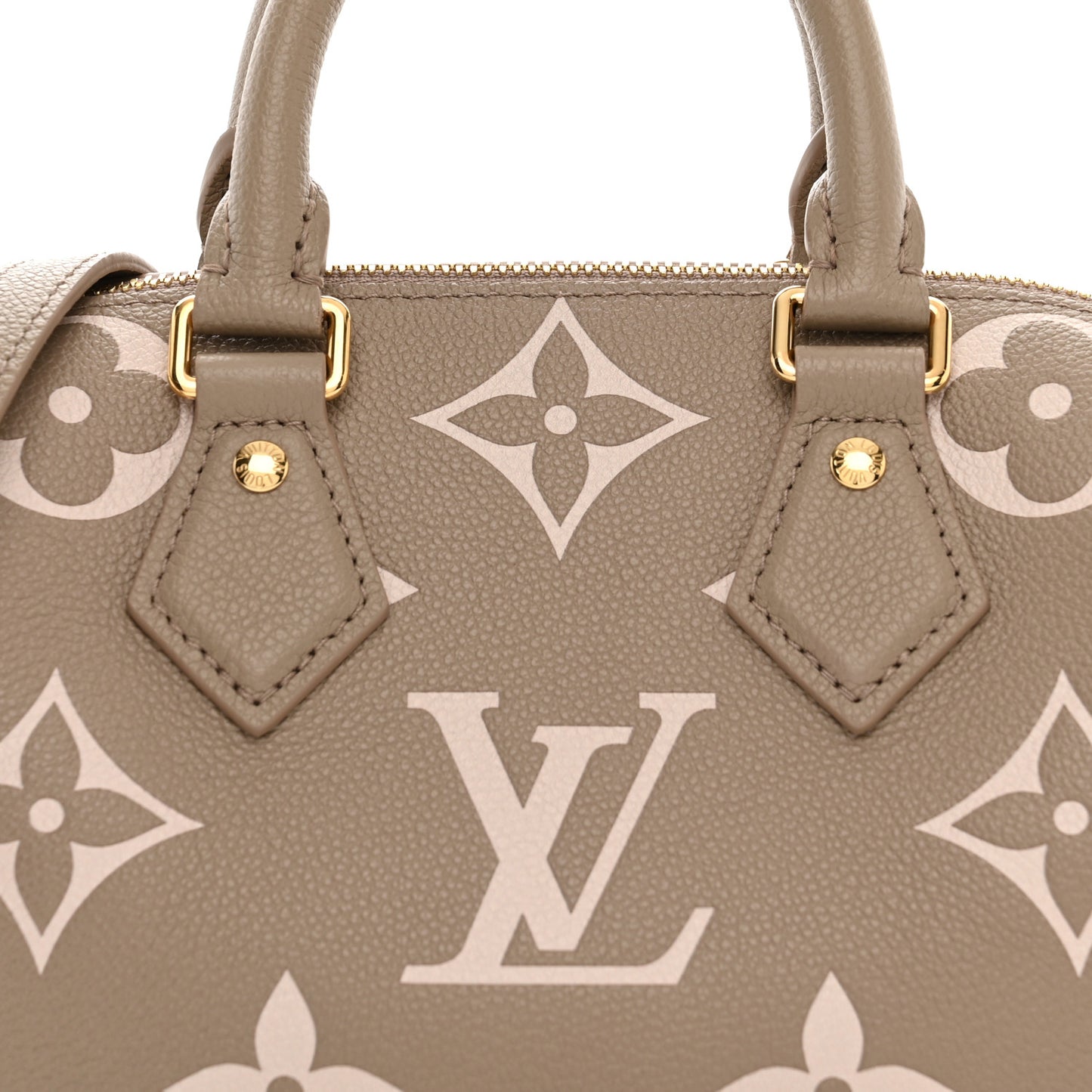 Empreinte Monogram Giant Speedy Bandouliere 20 Creme Beige