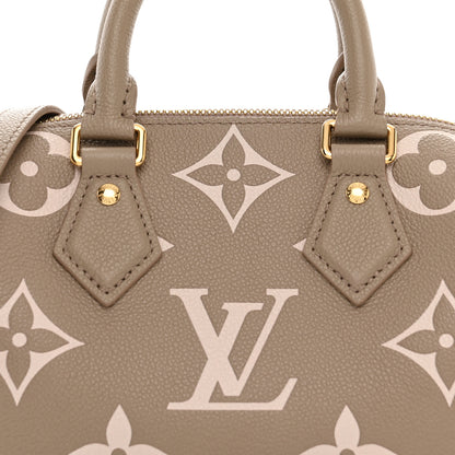 Louis Vuitton Empreinte Monogram Giant Speedy Bandouliere 20 Creme Beige 7 of 9