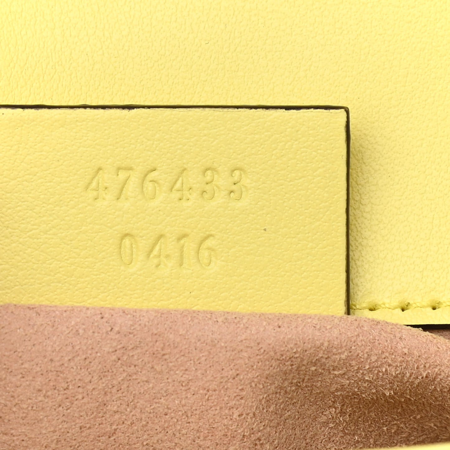 Calfskin Matelasse Super Mini GG Marmont Shoulder Bag Banana