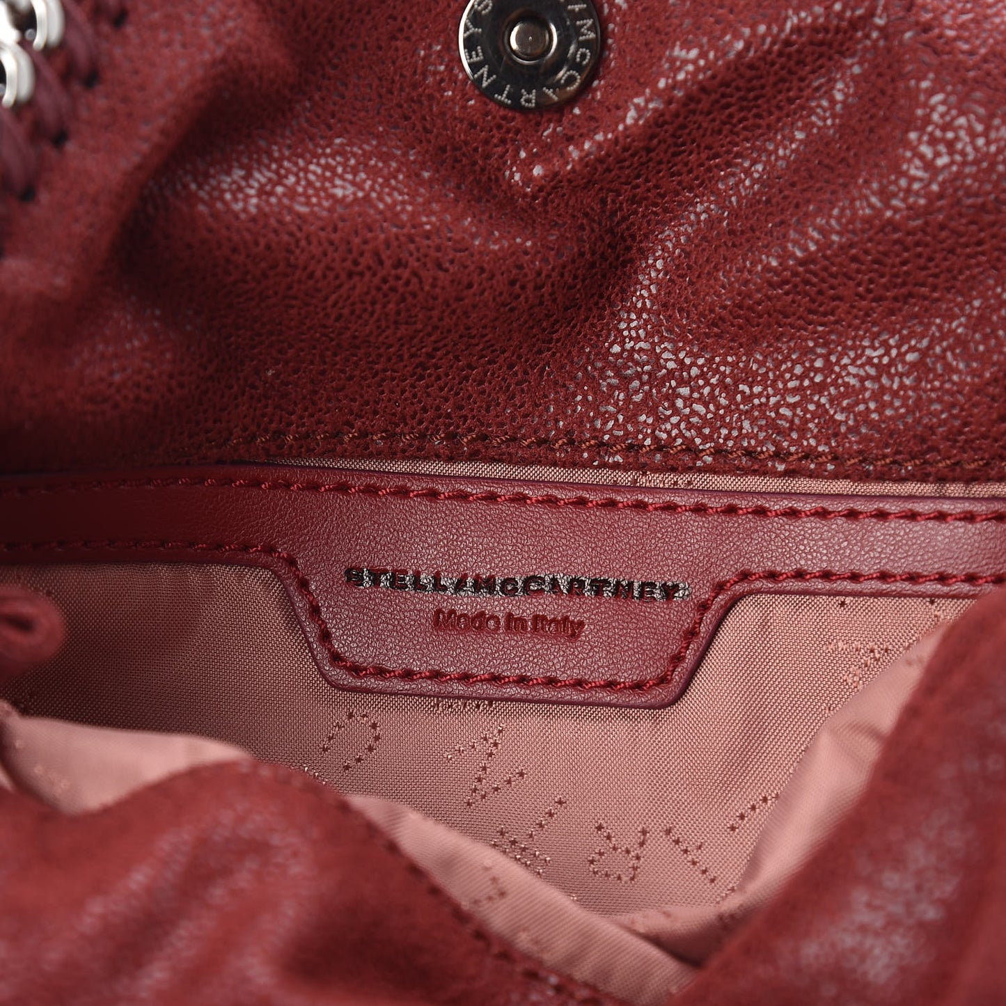 Shaggy Deer Tiny Falabella Tote Red