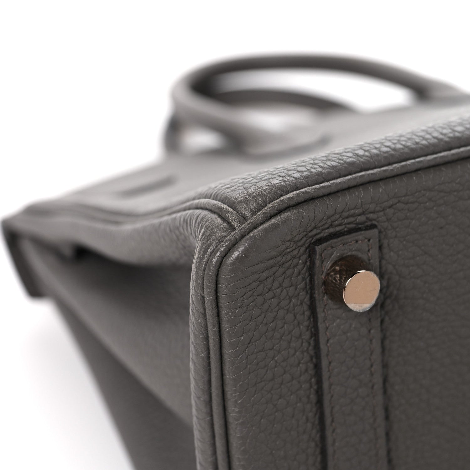 Hermes Togo Birkin 25 Etain 11 of 12