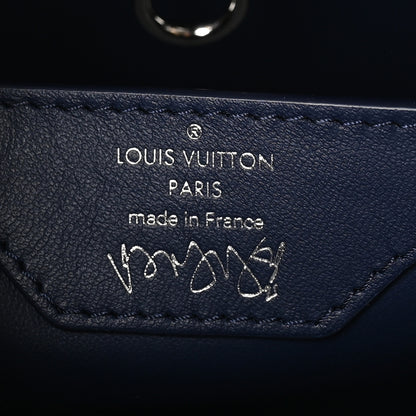 Louis Vuitton X DONNA HUANCA Taurillon Fabric Arty Capucines MM Blue Multicolor 6 of 10