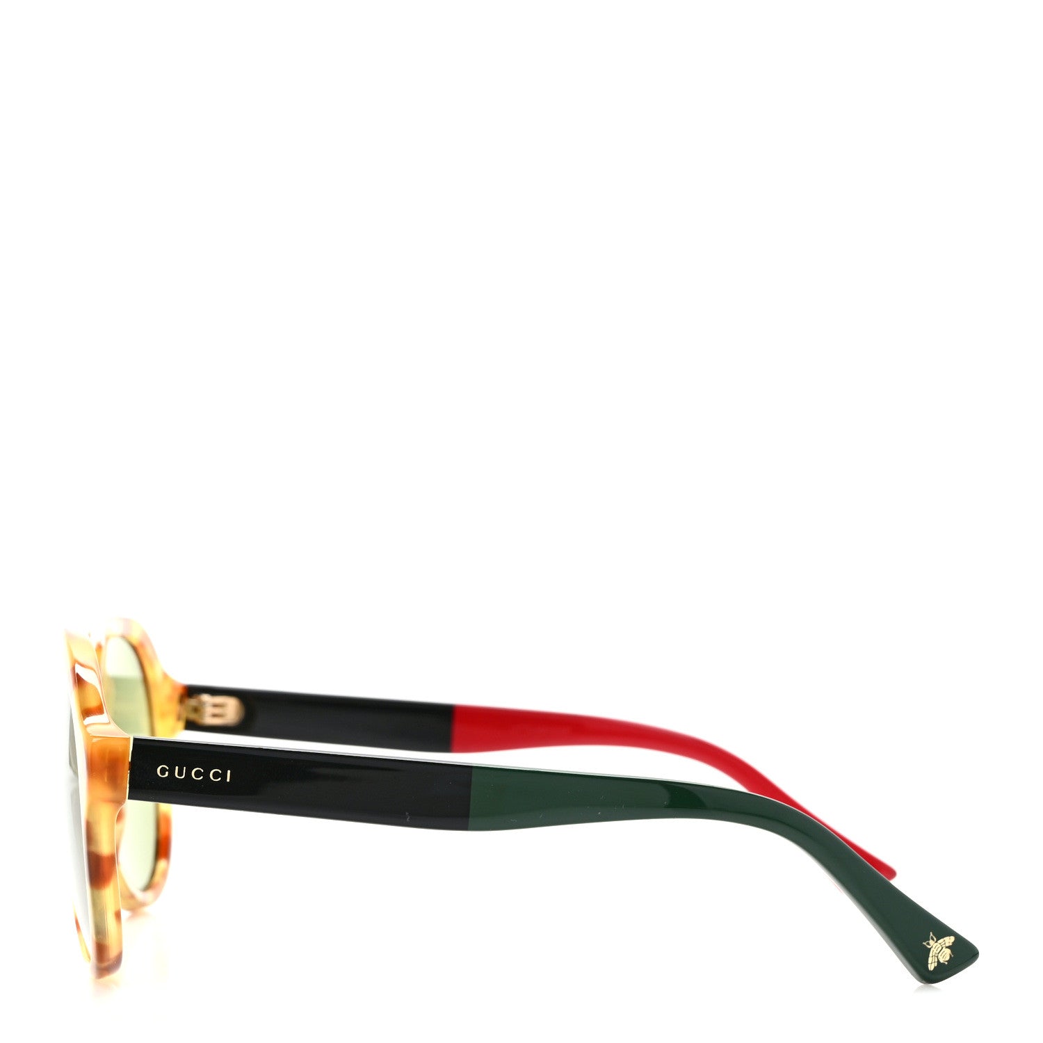 Gucci Acetate Aviator Urban Sunglasses GG0159S Light Tortoise 3 of 10