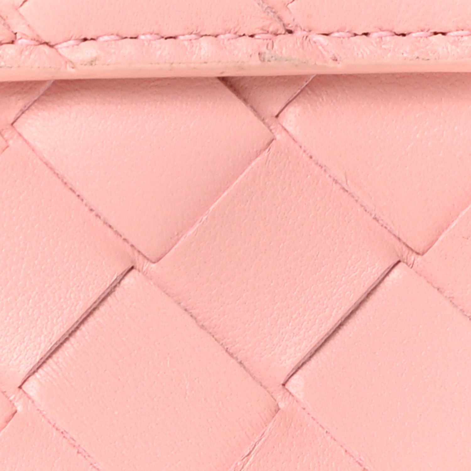 Bottega Veneta Nappa Intrecciato Long Andiamo Top Handle Clutch Rose 7 of 9