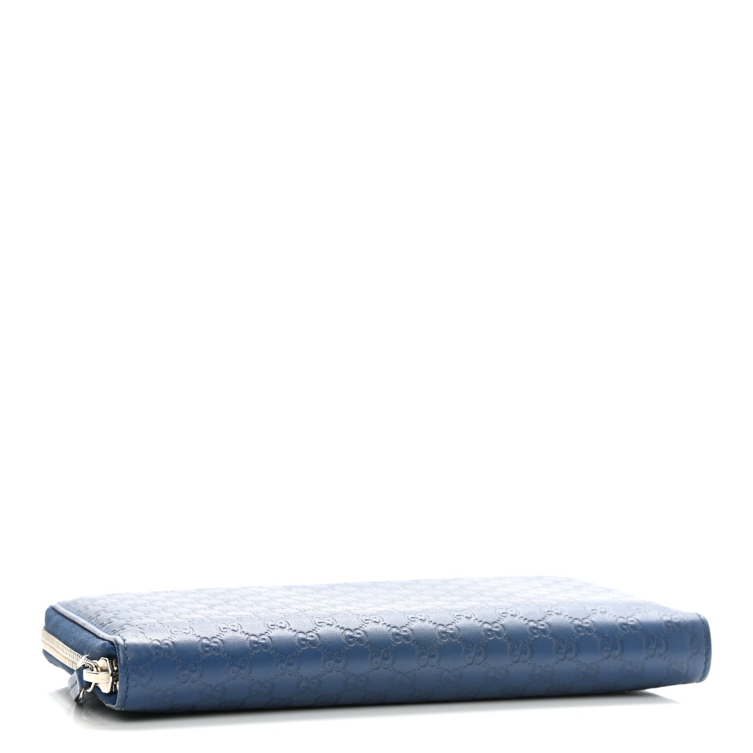 Gucci Microguccissima Zip Around Organizer Wallet Deep Cobalt 4 of 12