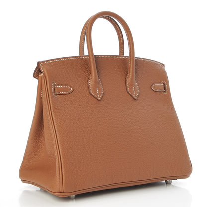 Hermes Togo Birkin 25 Gold 3 of 34