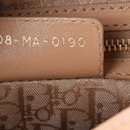 Christian Dior Lambskin Cannage Large Lady Dior Beige 8 of 16