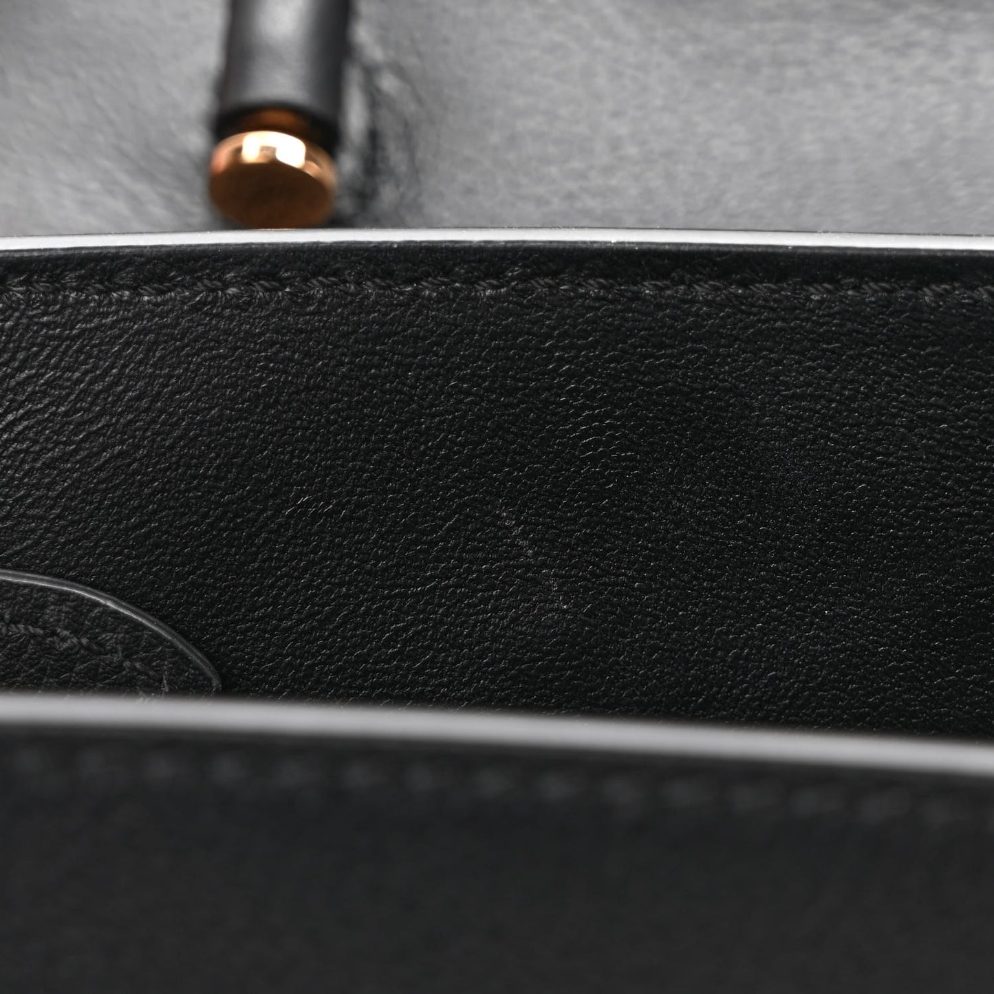 Grained Calfskin Small La Medusa Top Handle Bag Black