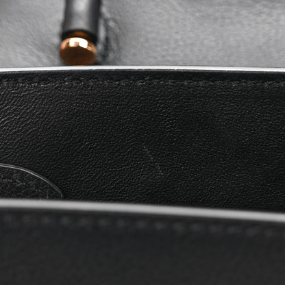Versace Grained Calfskin Small La Medusa Top Handle Bag Black 11 of 11