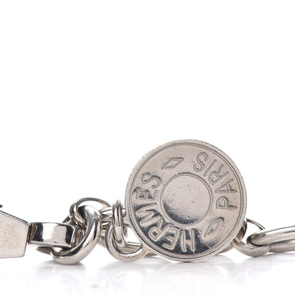 Hermes Palladium Olga Bag Charm Silver 3 of 3