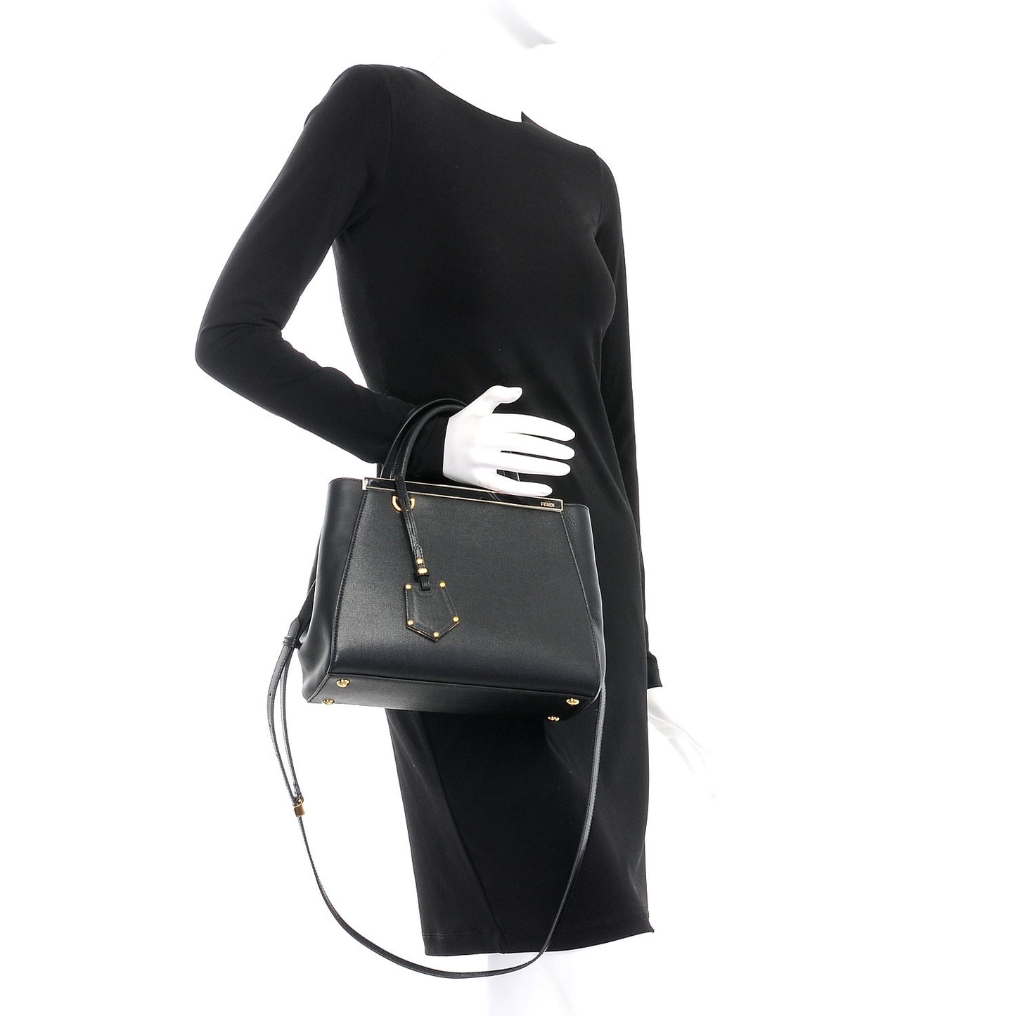Vitello Elite Petite 2Jours Tote Black