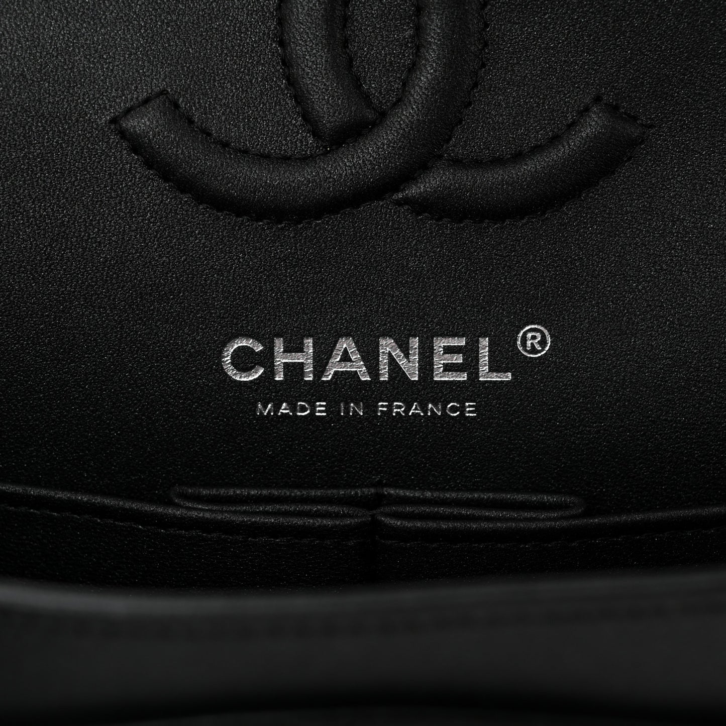 Lambskin Quilted Small Double Flap So Black