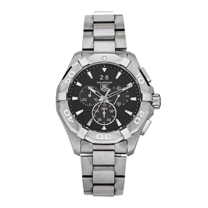 Tag Heuer Stainless Steel 43mm Aquaracer 300M Chronograph Quartz Watch Black CAY111A Black 1 of 5