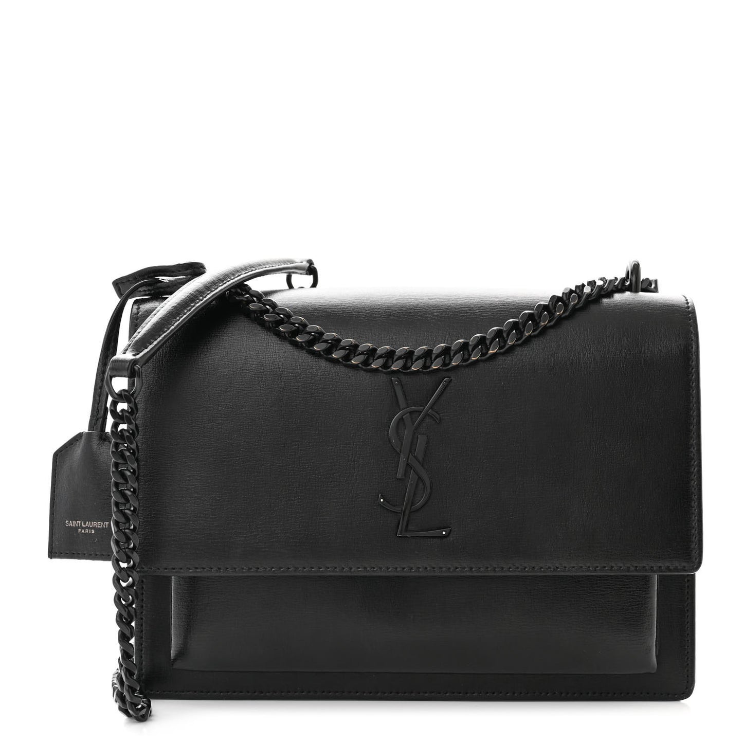 Calfskin Medium Monogram Monochrome Sunset Black