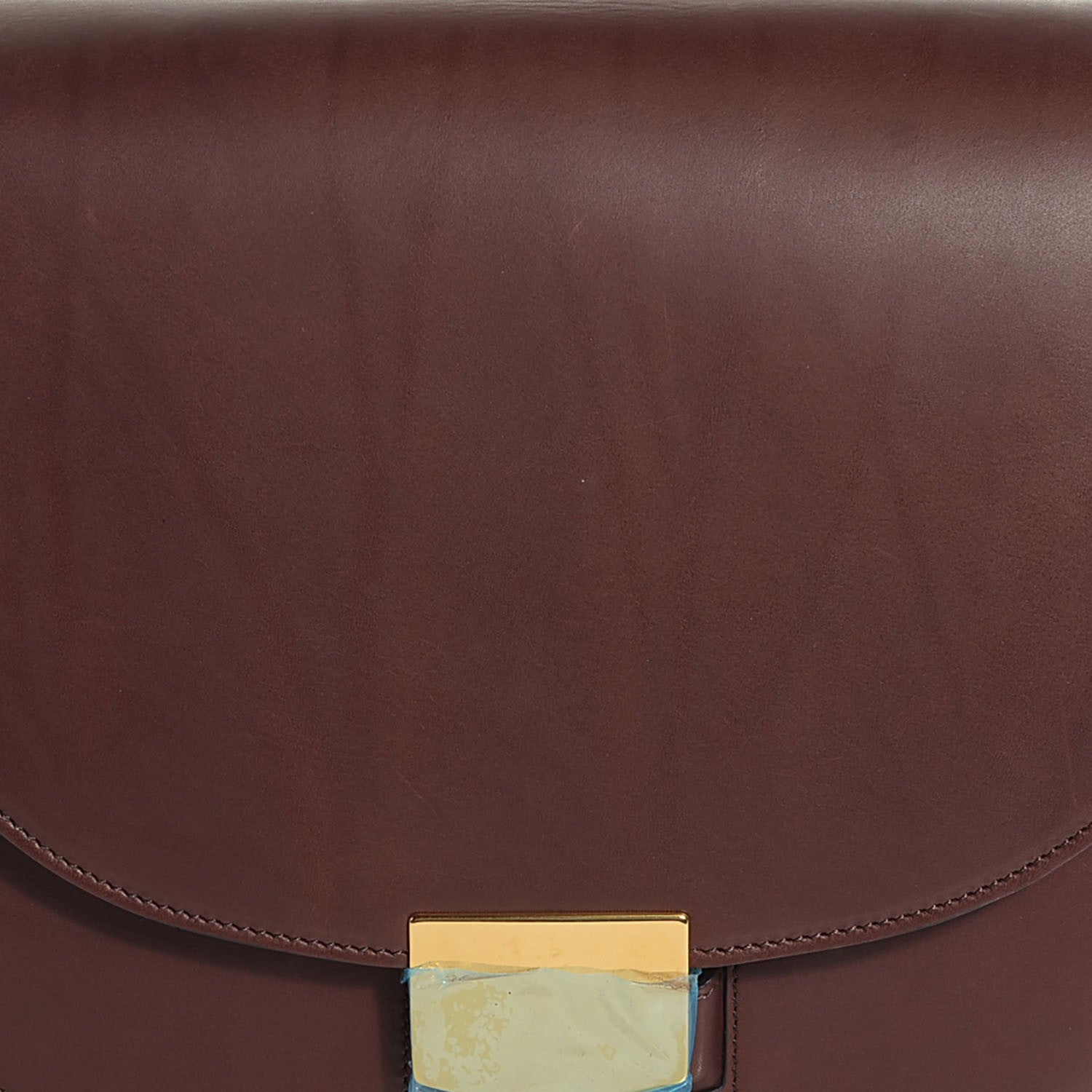 Celine Natural Calfskin Medium Trotteur Burgundy 8 of 8