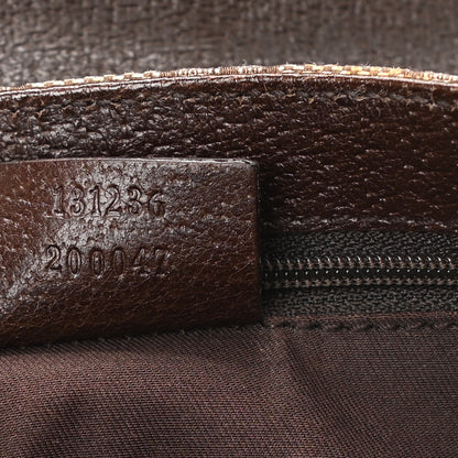 Gucci Monogram Waist Pouch Bag Dark Brown 7 of 9