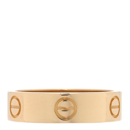 Cartier 18K Yellow Gold 5.5mm LOVE Ring 57 8 1 of 5