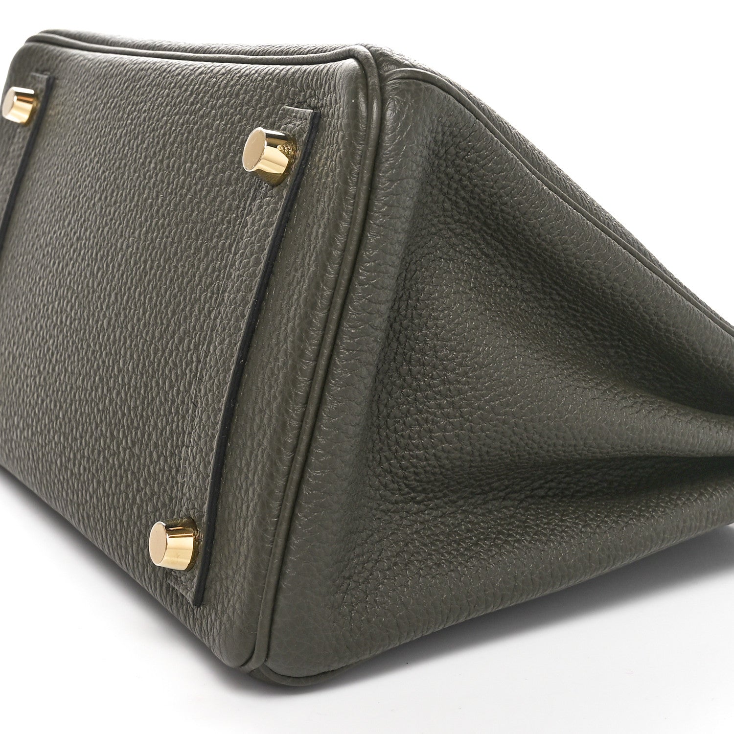 Hermes Togo Birkin 25 Vert De Gris 10 of 11