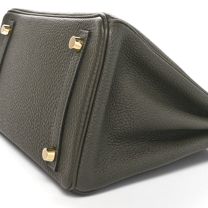 Hermes Togo Birkin 25 Vert De Gris 10 of 11