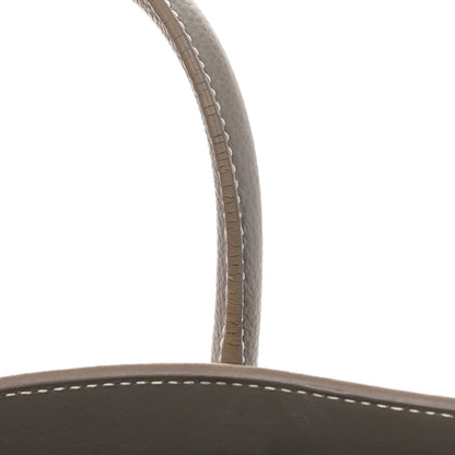 Saint Laurent Grained Calfskin Topstich Baby Sac De Jour Fog 16 of 20