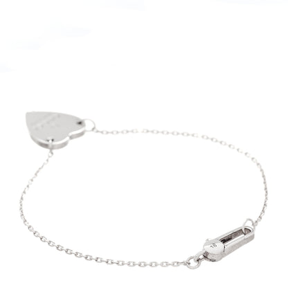 Gucci Sterling Silver Trademark Heart Bracelet 3 of 5