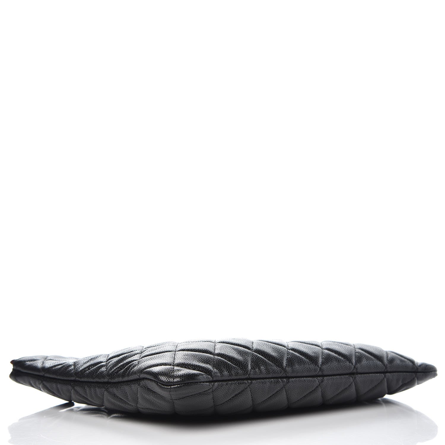 Chanel Caviar Quilted Medium Cosmetic Case Black 4 of 8
