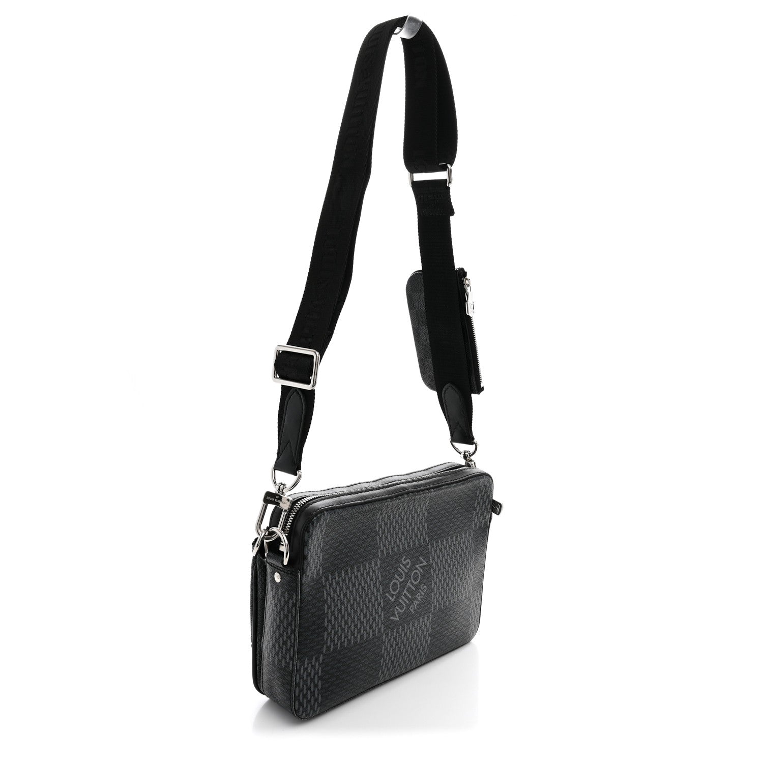 Louis Vuitton Damier Graphite 3D Trio Messenger 3 of 12