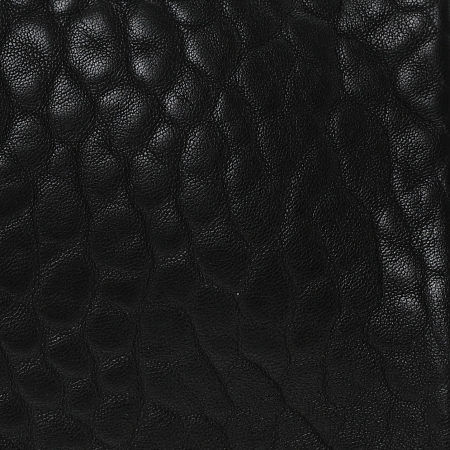 Pebbled Lambskin Rocco Black Nickel Hardware