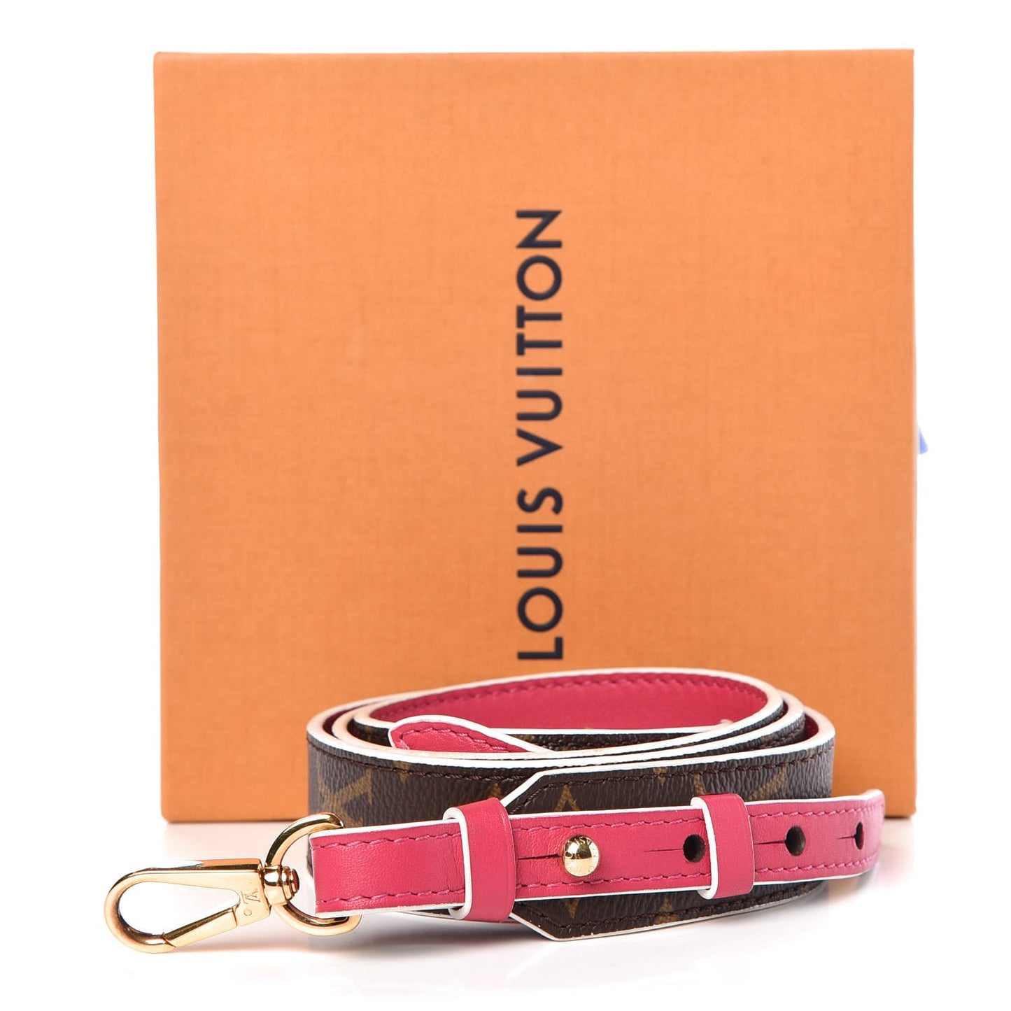 Monogram Bandouliere Shoulder Strap XL Hot Pink