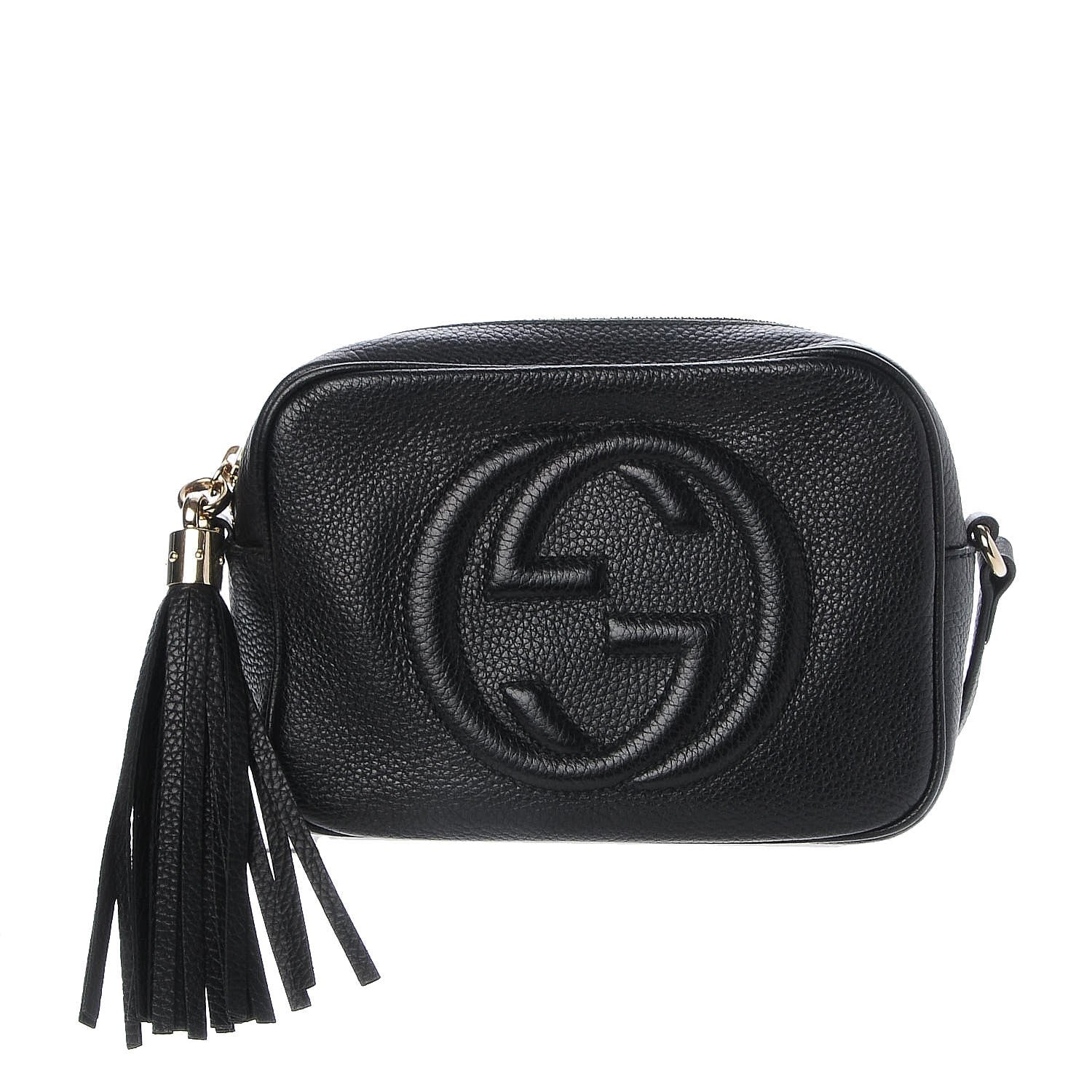 Gucci Pebbled Calfskin Small Soho Disco Bag Black 1 of 7