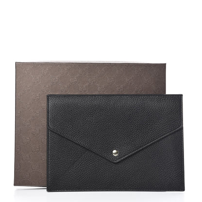 Gucci Pebbled Calfskin Soho Document Holder Black 8 of 8