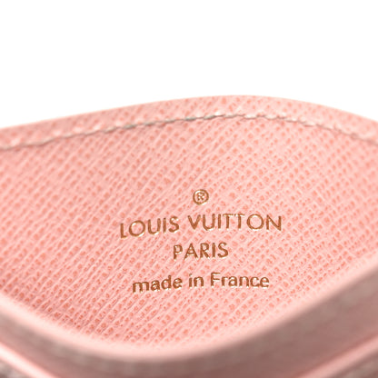 Louis Vuitton Monogram LV Charms Card Holder Rose Ballerine 6 of 7