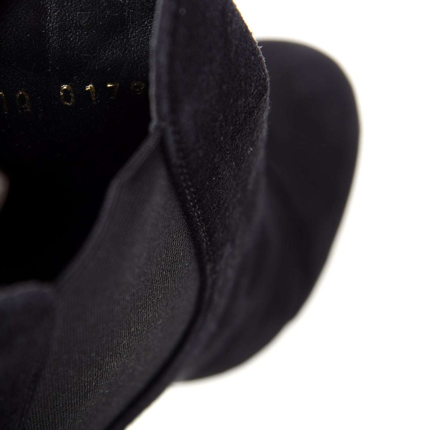 Suede Monogram Uniformes Cap Toe Chelsea 80mm Ankle Boots 35 Black