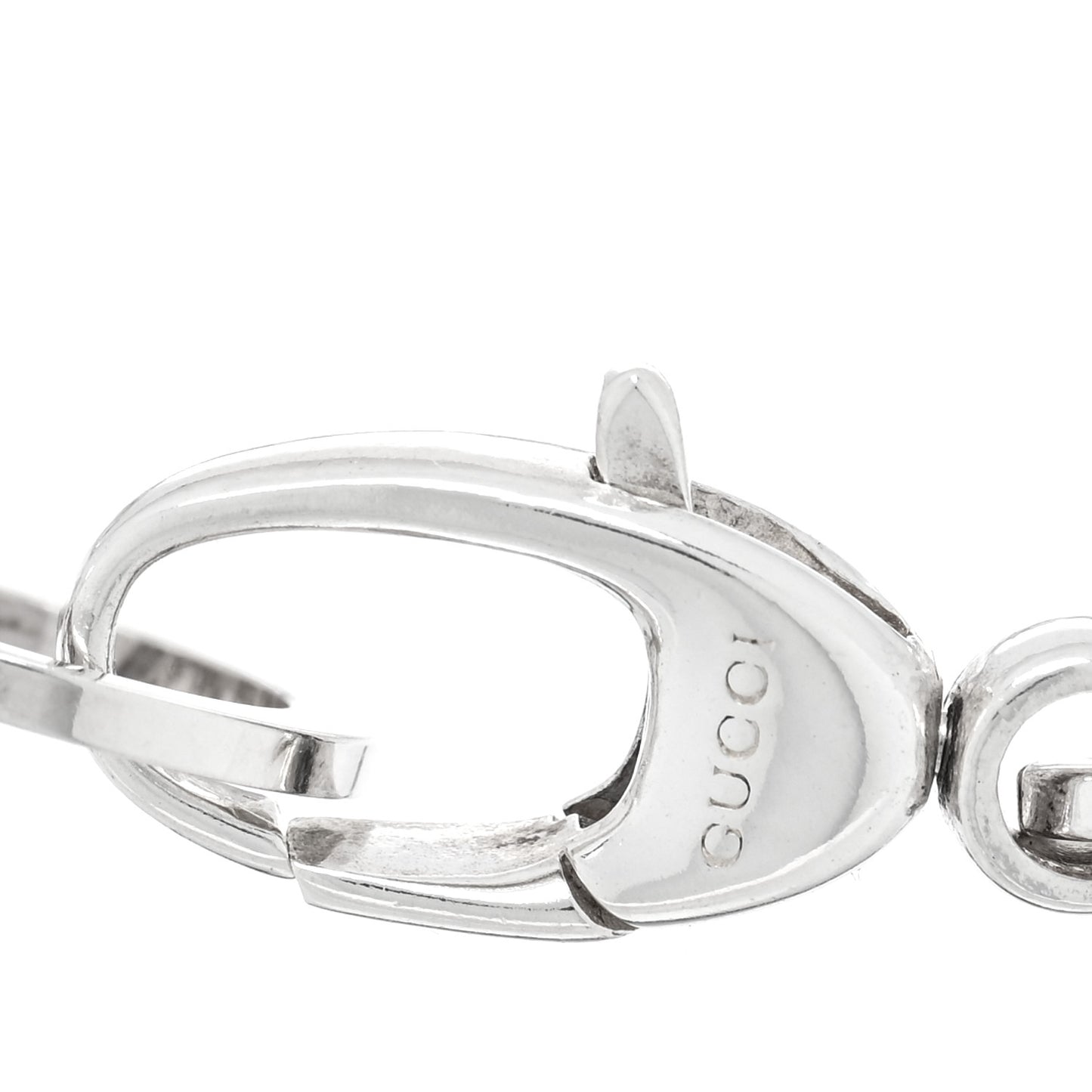 Sterling Silver Link Round Charm Bracelet