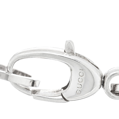 Gucci Sterling Silver Link Round Charm Bracelet 3 of 3